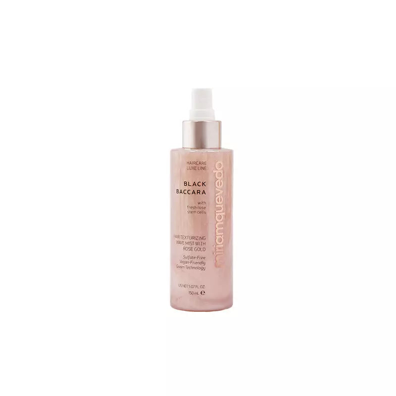 Miriamquevedo Black Baccara Hair Texturizing Wave Mist with Rose Gold 150ml